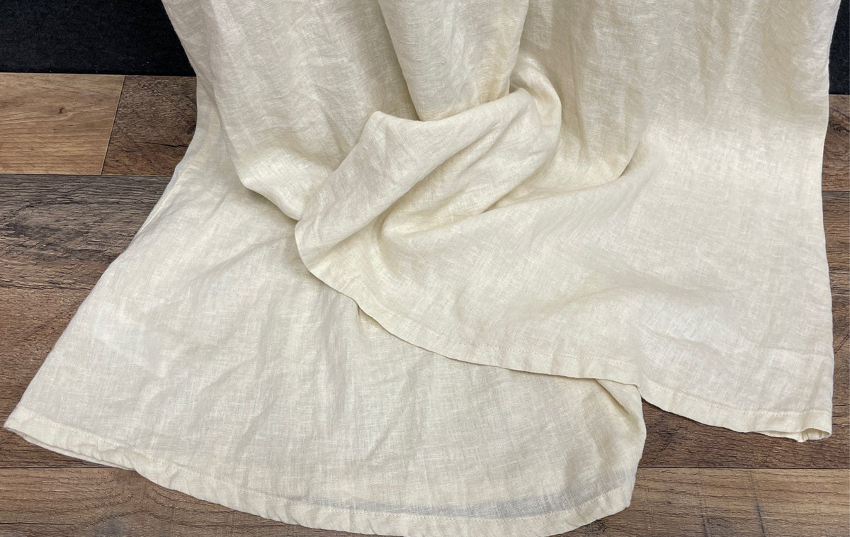 Calypso St. Barth Women's Cream Linen V-Neck Sleeveless Wide Leg Jumpsuit Sz L