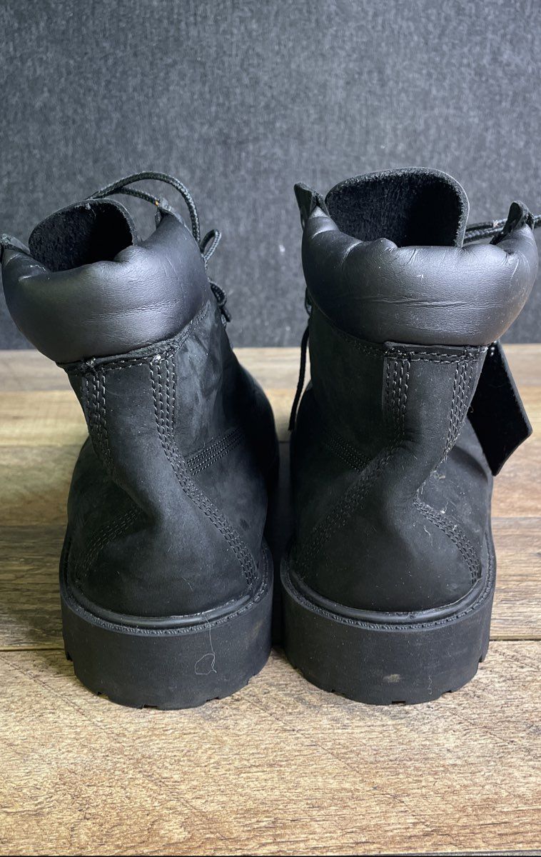 Timberland Premium 6-Inch Waterproof Boots Black Leather Men's Size 7