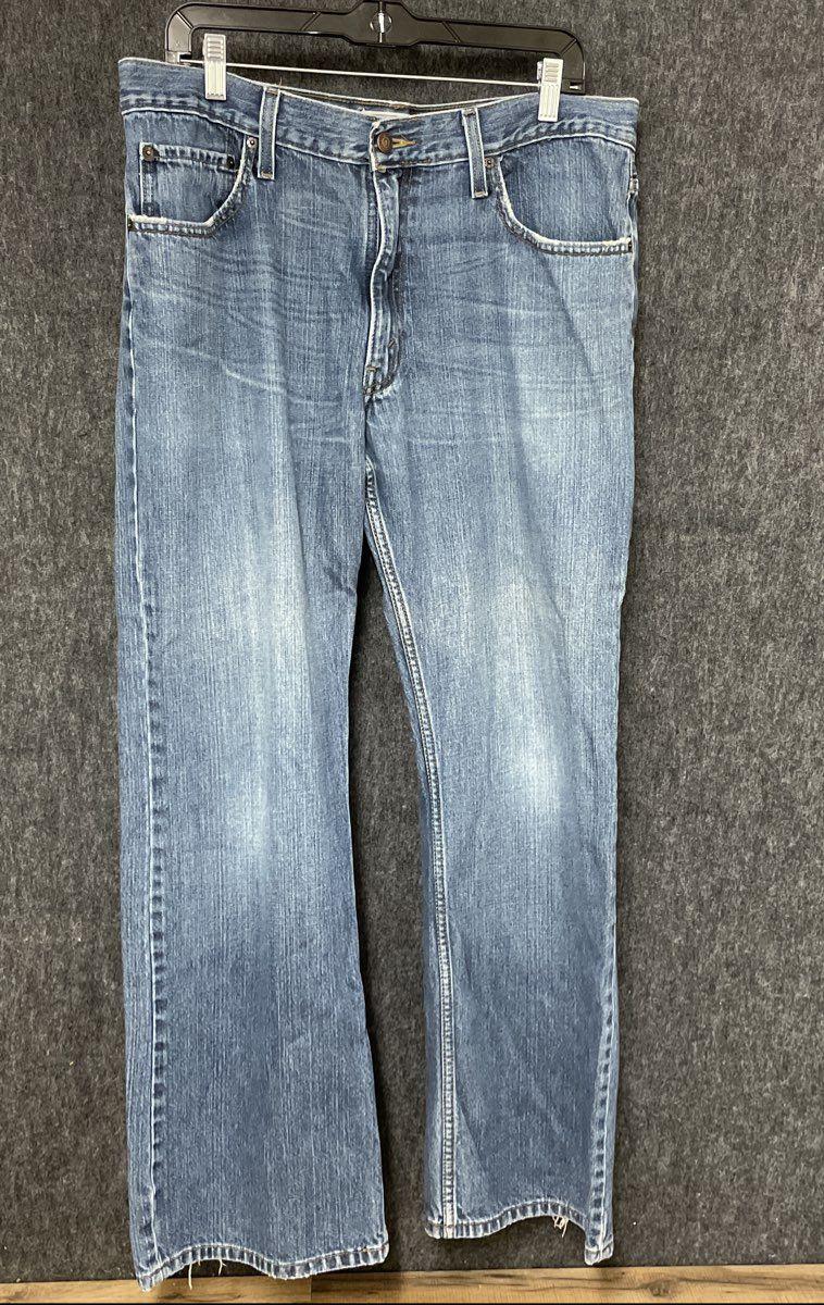 Signature by Levi Strauss & Co. Men's Blue Bootcut Denim Jeans Sz 34x32