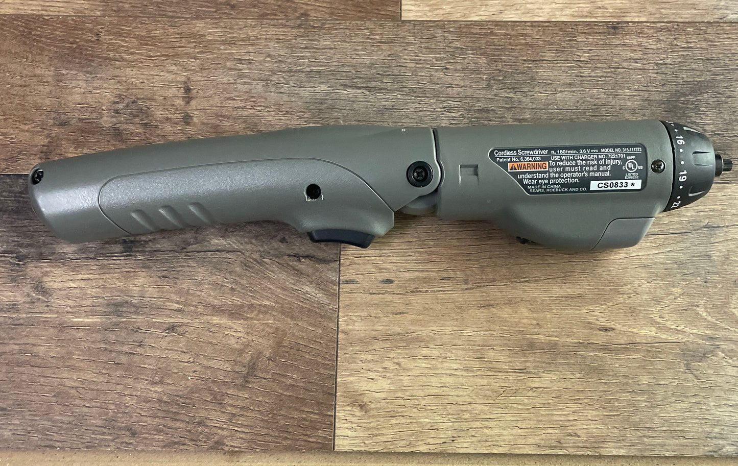 Craftsman 3.6V BriteDriver Cordless Screwdriver Kit w/ Case 315.111373