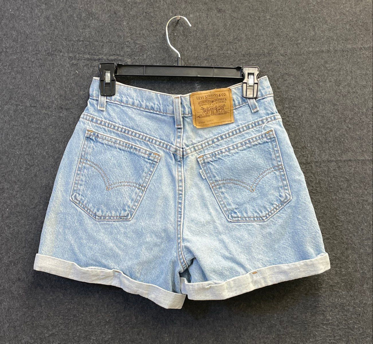 Vintage 90s Levi's Denim Shorts Lot of 2 High Rise Cutoff Cuffed 37910 37954