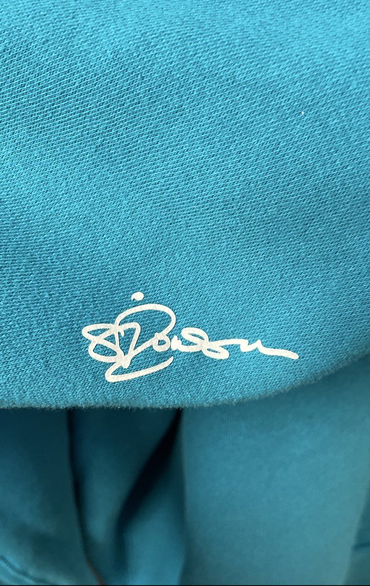 Nike Women's Sabrina Ionescu Teal Pullover Hoodie Signature Logo Sz XL