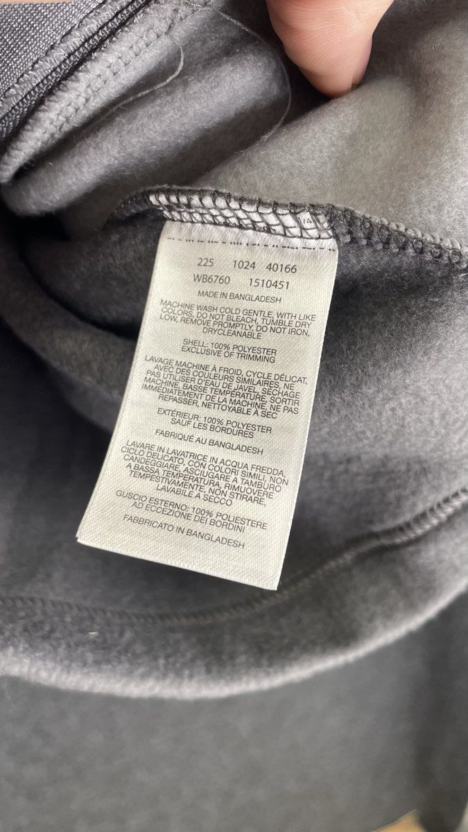 Columbia Kids Steens Mountain Fleece Jacket Grey Shark Colorblock NWT Sz L