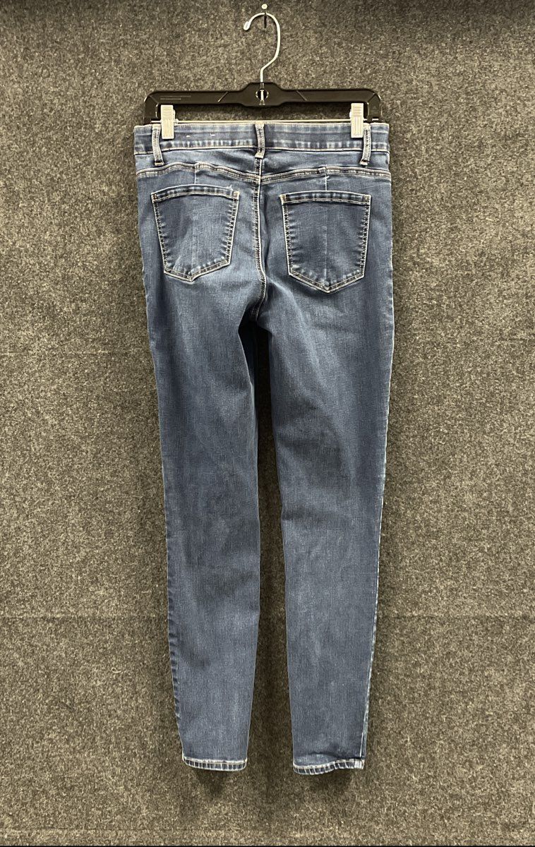 White House Black Market Women's Blue Skinny Jeans Medium Wash Stretch Sz 6R