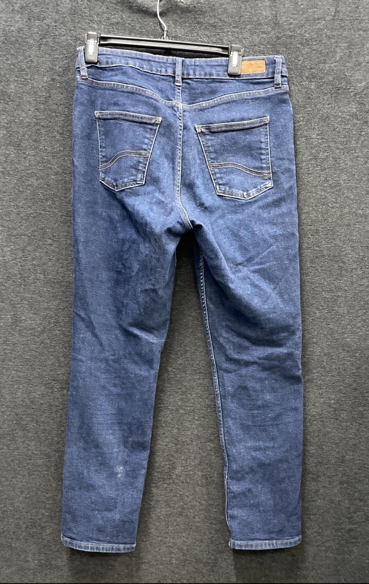 Fat Face Women's Sway Slim Eco Denim Blue Indigo Stretch Jeans Sz UK 14R