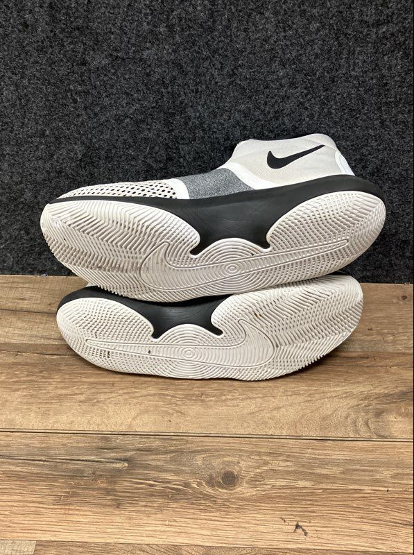 Nike Air Precision III White Black Cool Grey Basketball Shoes Men's Size 8