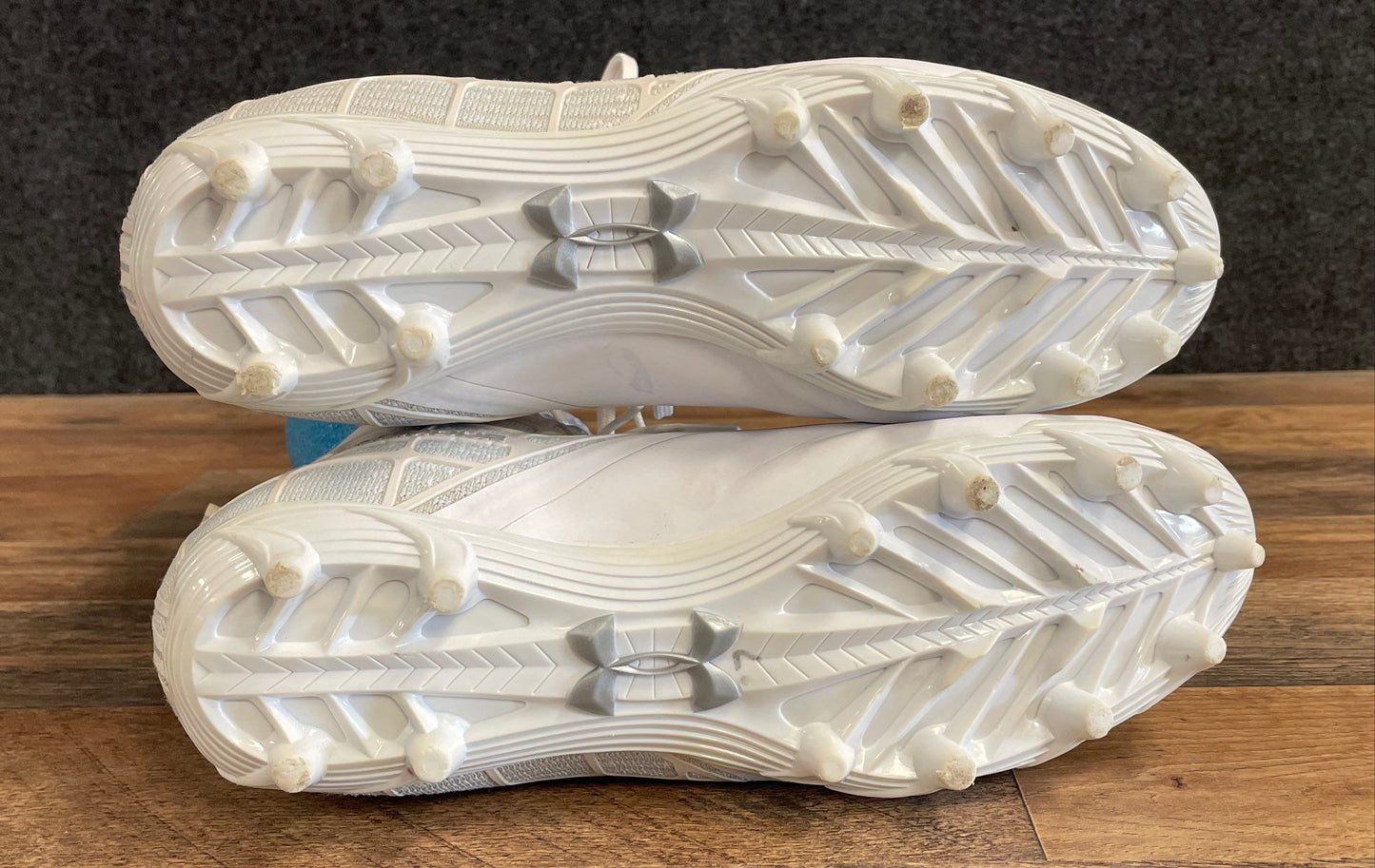 Under Armour Highlight MC High Top Football Cleats White Size 10.5