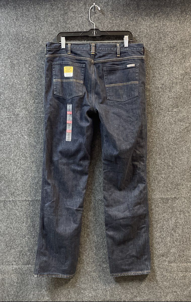 Carhartt Women's Flannel Lined Rugged Flex Straight Leg Jeans Blue Sz 14T NWT