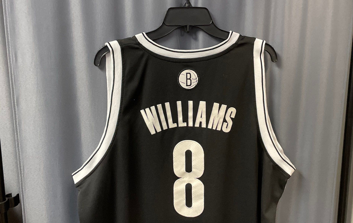 Adidas Men's Brooklyn Nets Deron Williams 8 Basketball Jersey Black Sz XL