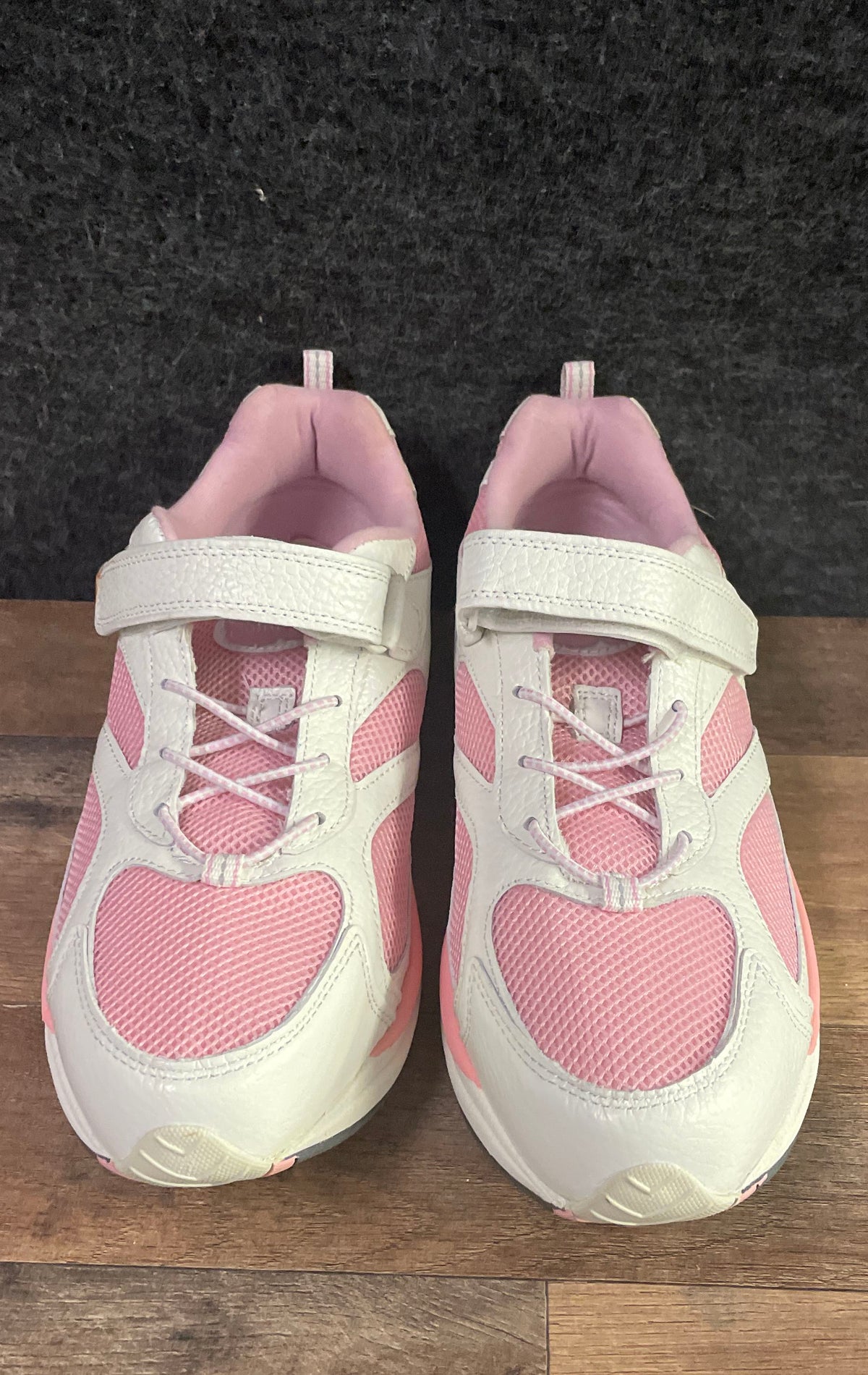 Dr. Comfort Victory White Pink Orthopedic Walking Shoes Women's Size 12W
