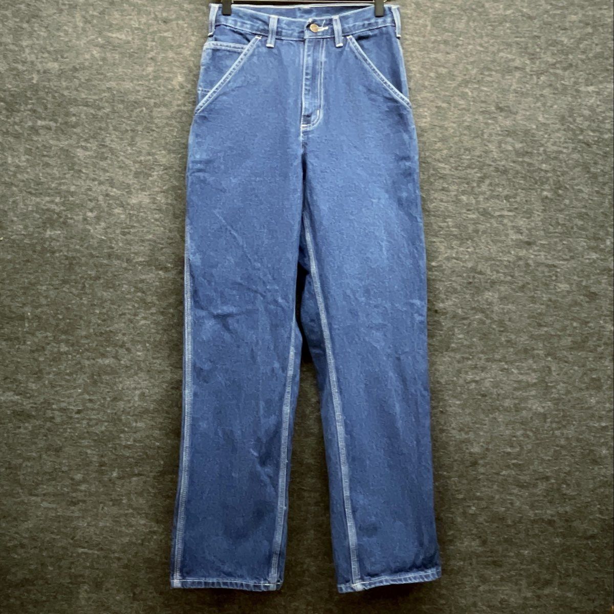 Carhartt Men's B13 Loose Fit Carpenter Dungaree Jeans Dark Stone Blue Sz 28x32