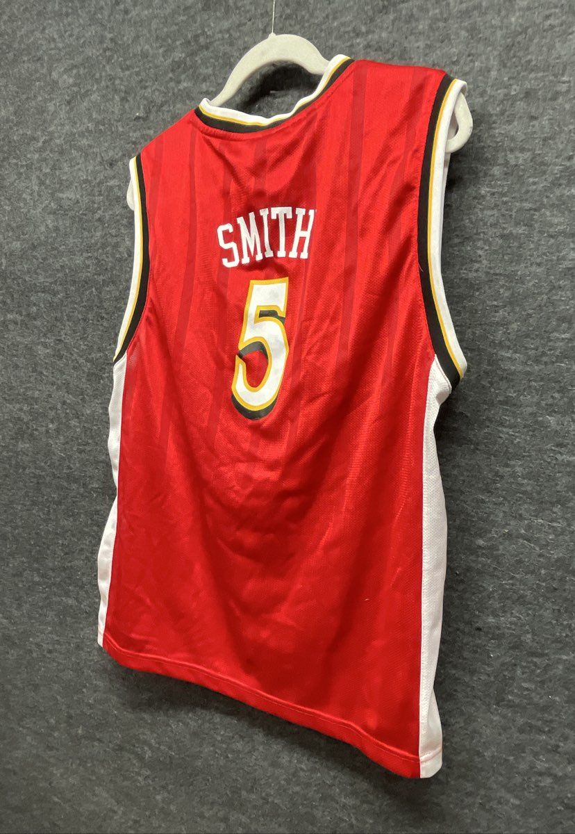 Vintage 2000s Atlanta Hawks Josh Smith #5 NBA Jersey Reebok Youth Sz XL