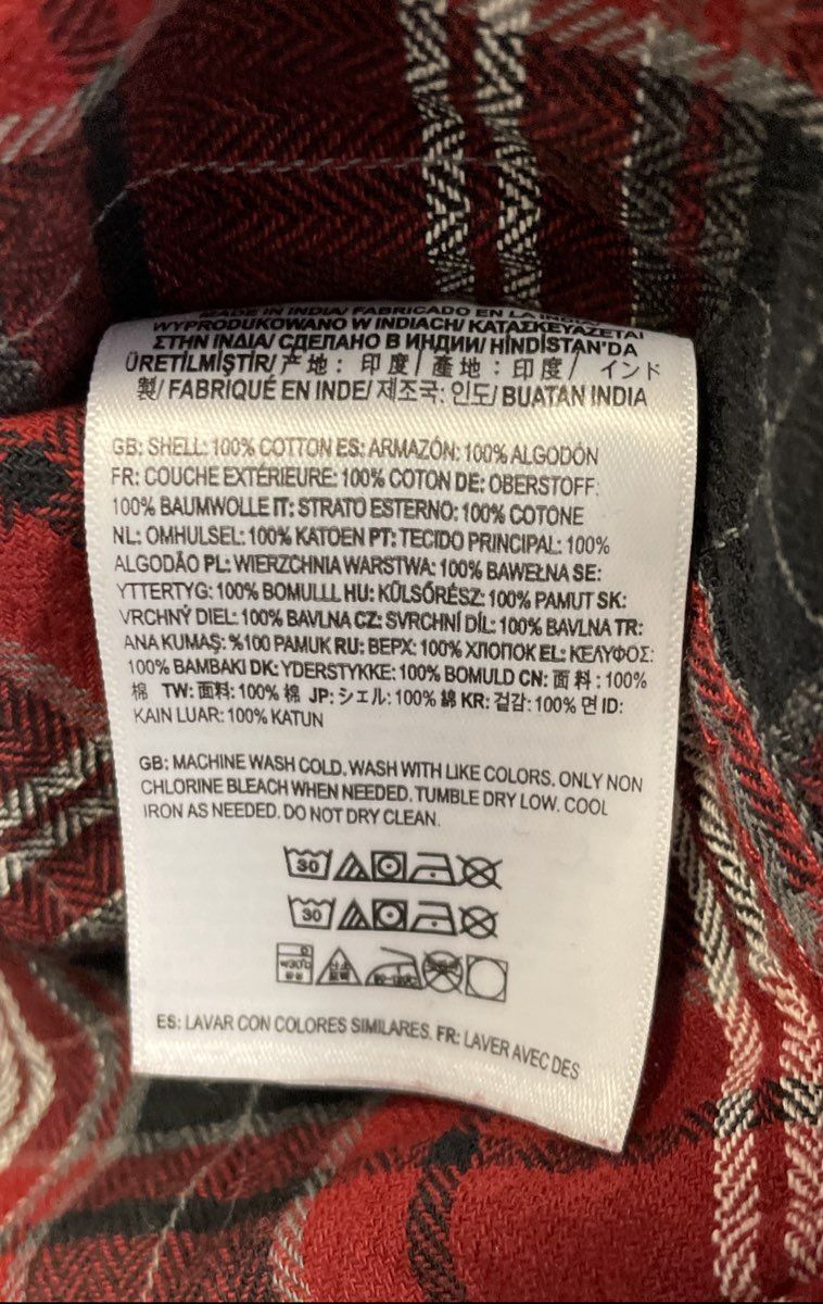 Vans Men's Dude Woven Red Black Plaid Flannel Button Down Shirt Sz XL NWT