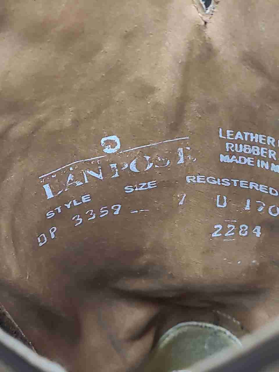 Dan Post DP3359 Brown Leather Western Cowboy Boots Men's Size 7D