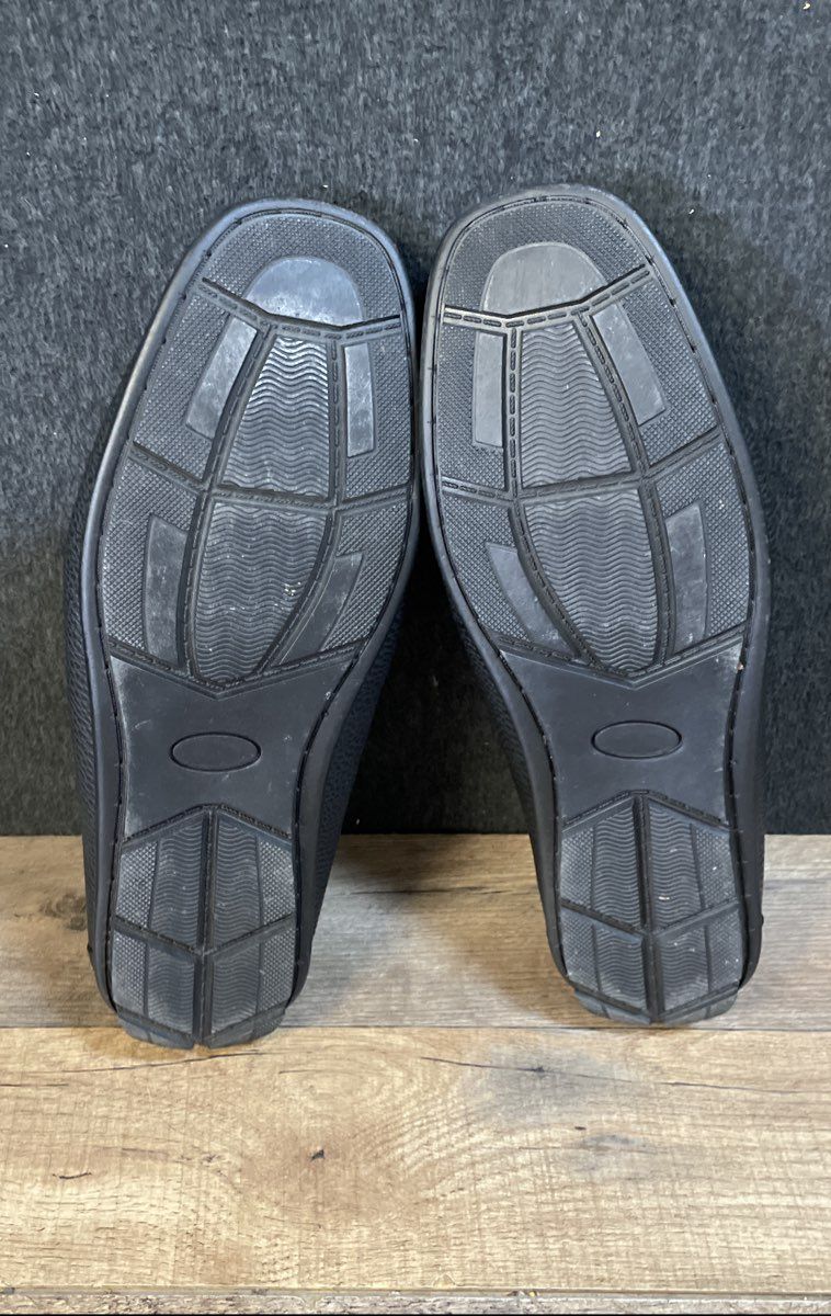 Beverly Hills Polo Club Edwin Black Loafers Moccasin Drivers Size 10.5