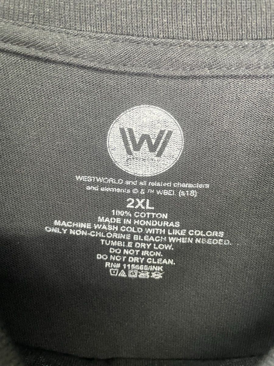 Westworld Men's Black T-Shirt Loot Crate Exclusive Blue Graphic Sz 2XL