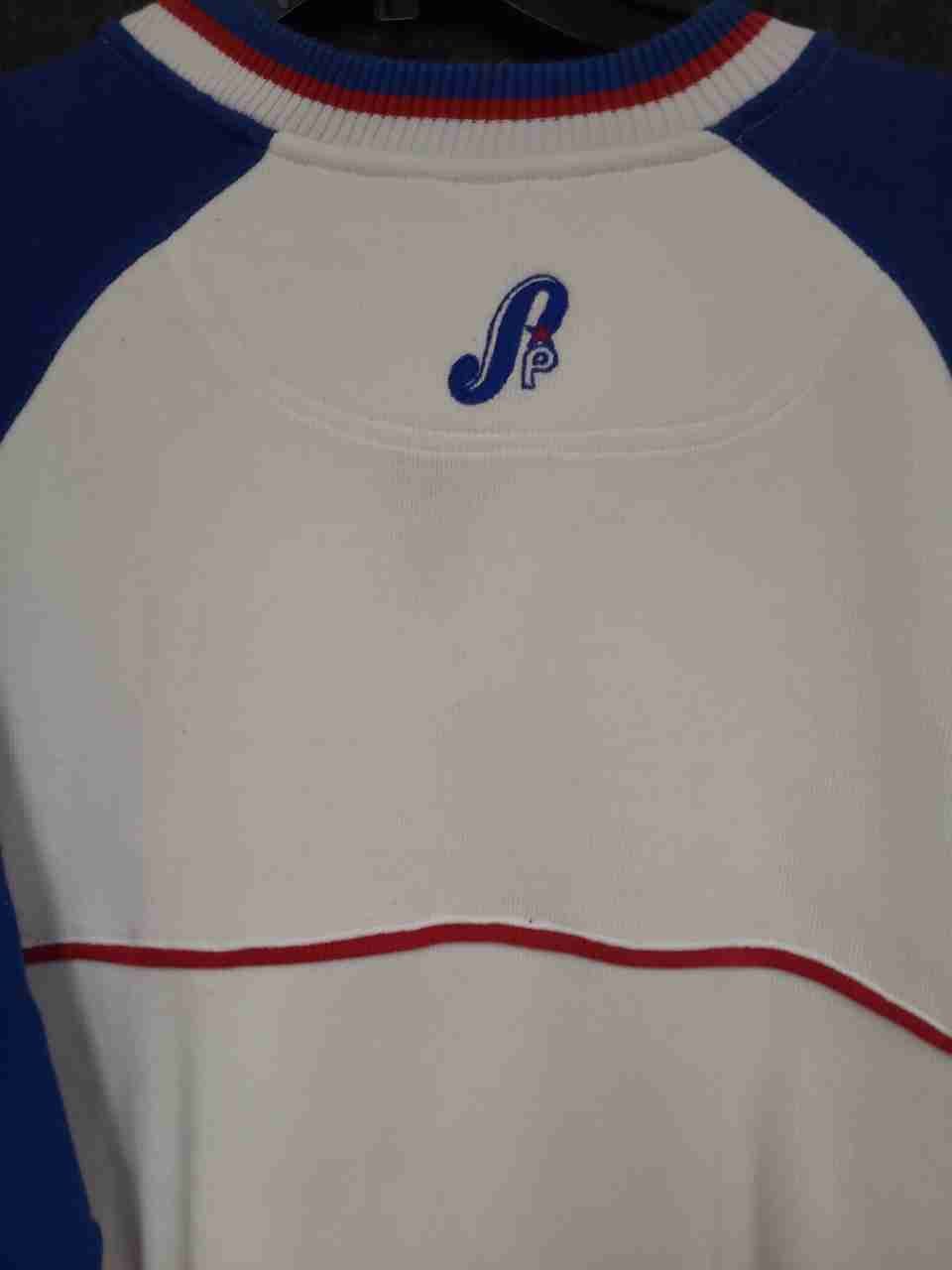 Vintage 90s South Pole Y2K Streetwear 1/4 Zip Embroidered Pullover Sz L