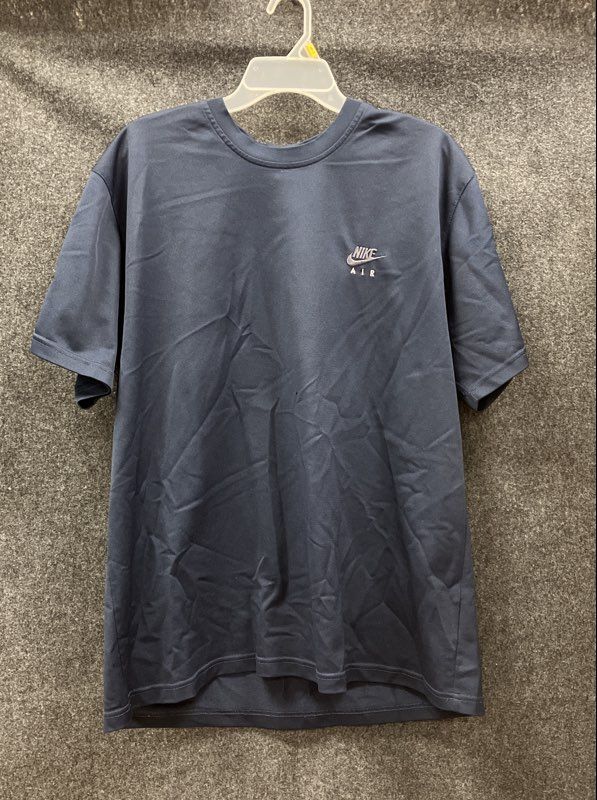 Vintage Y2K Nike Air Men's Navy Blue Embroidered Crewneck Shirt Size XXL