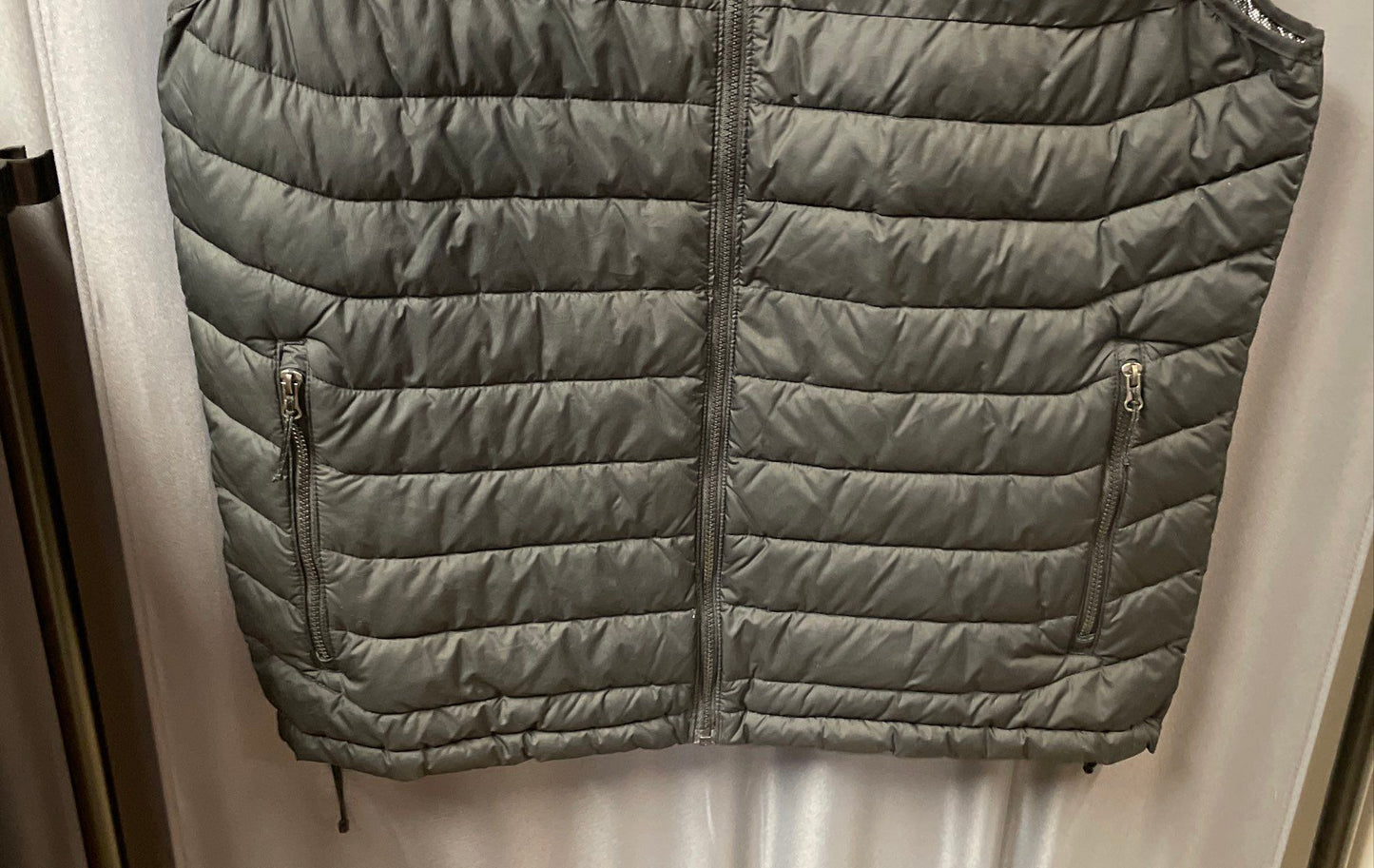 Columbia Women's Puffer Vest Black Powder Lite Omni-Heat Insulated XL