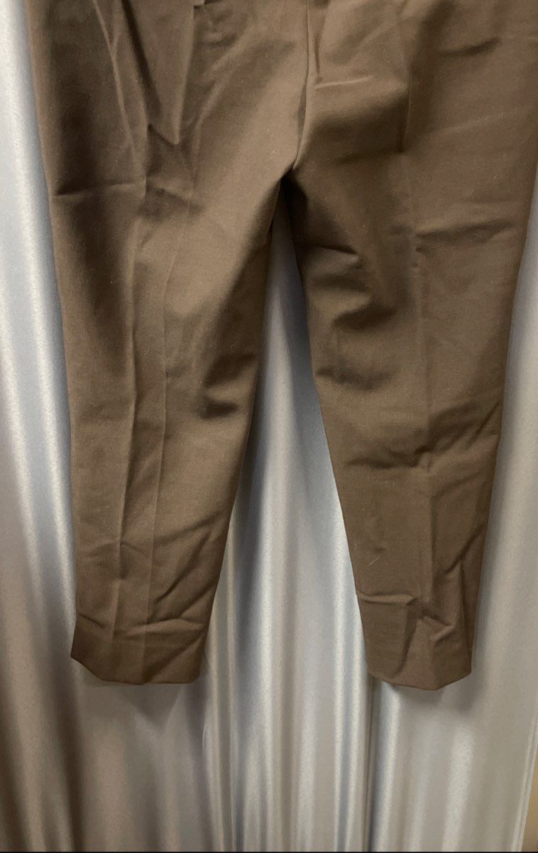 Talbots Women's Signature Brown Tapered Pants Stretch Blend Size 12P NWT