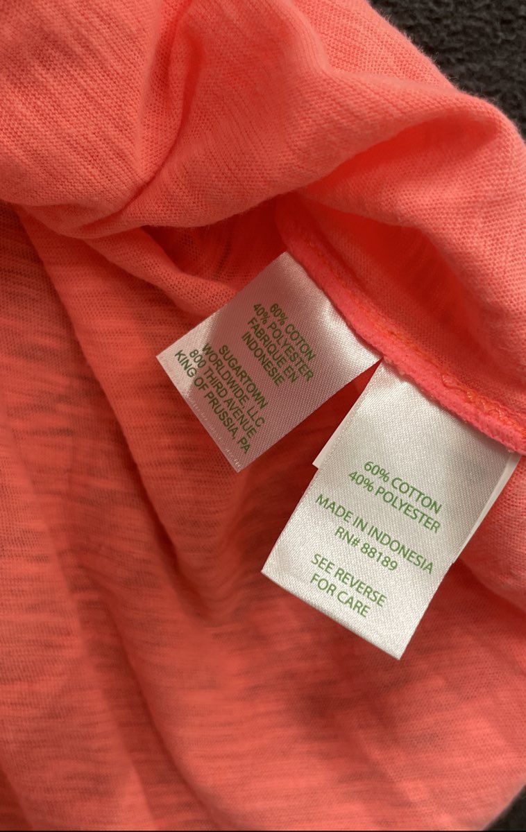 Lilly Pulitzer Women's Cordelia Top Papaya Orange Racerback Tank Sz M NWT
