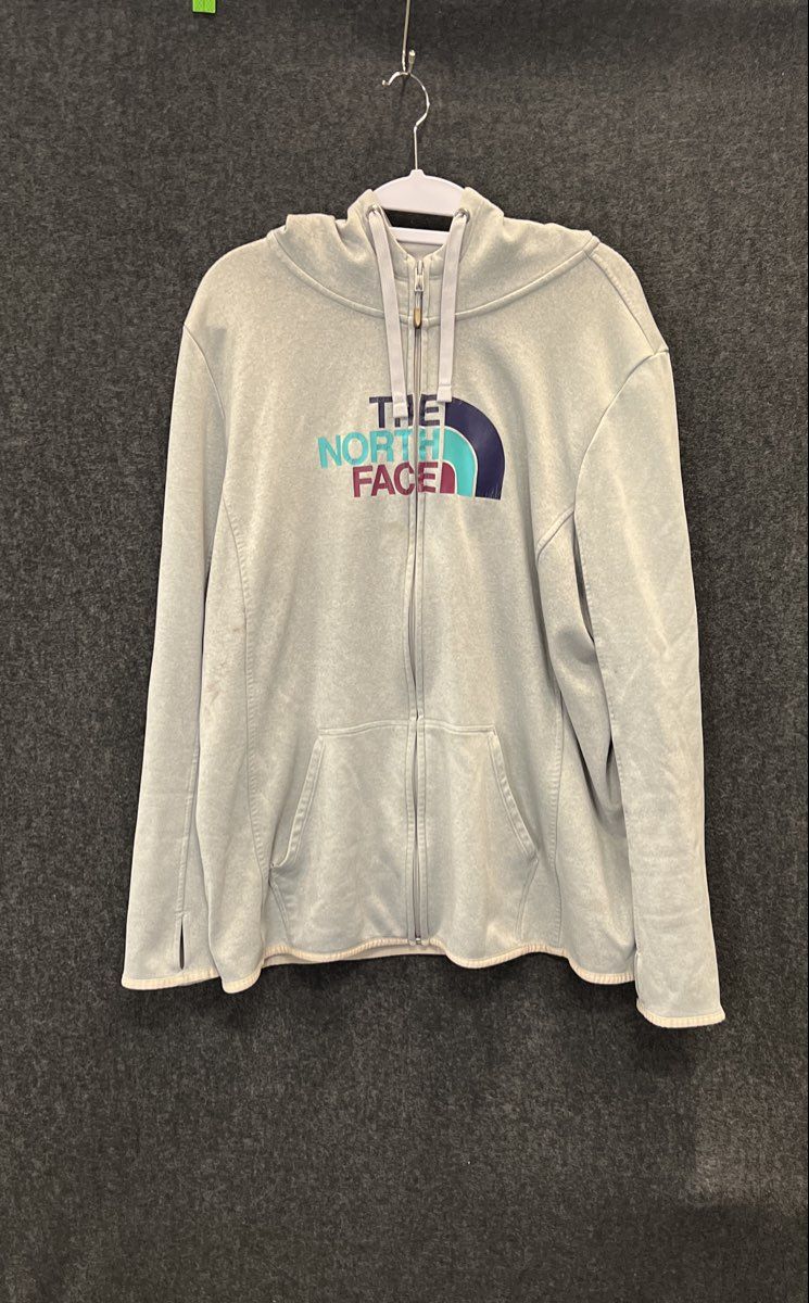The North Face Women's Agave Full Zip Hoodie Gray Heather Size M