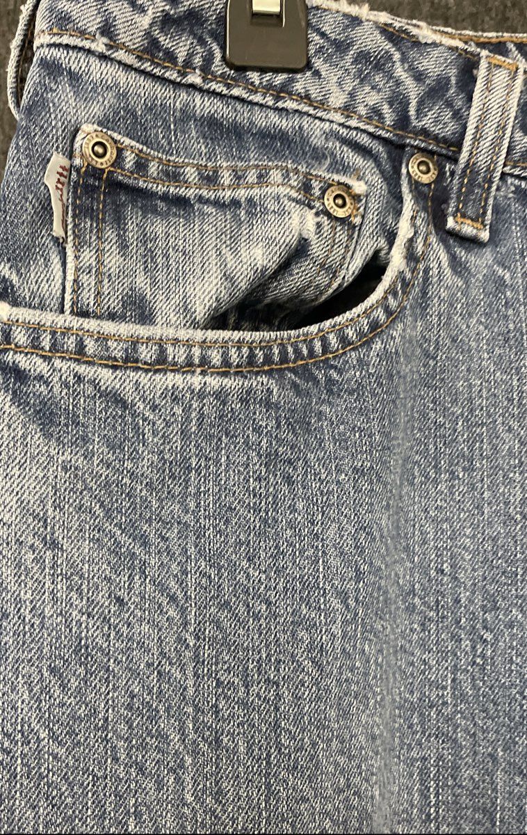 Vintage Y2K Carhartt Women's Blue WB160 Straight Leg Cotton Jeans Sz 10x34