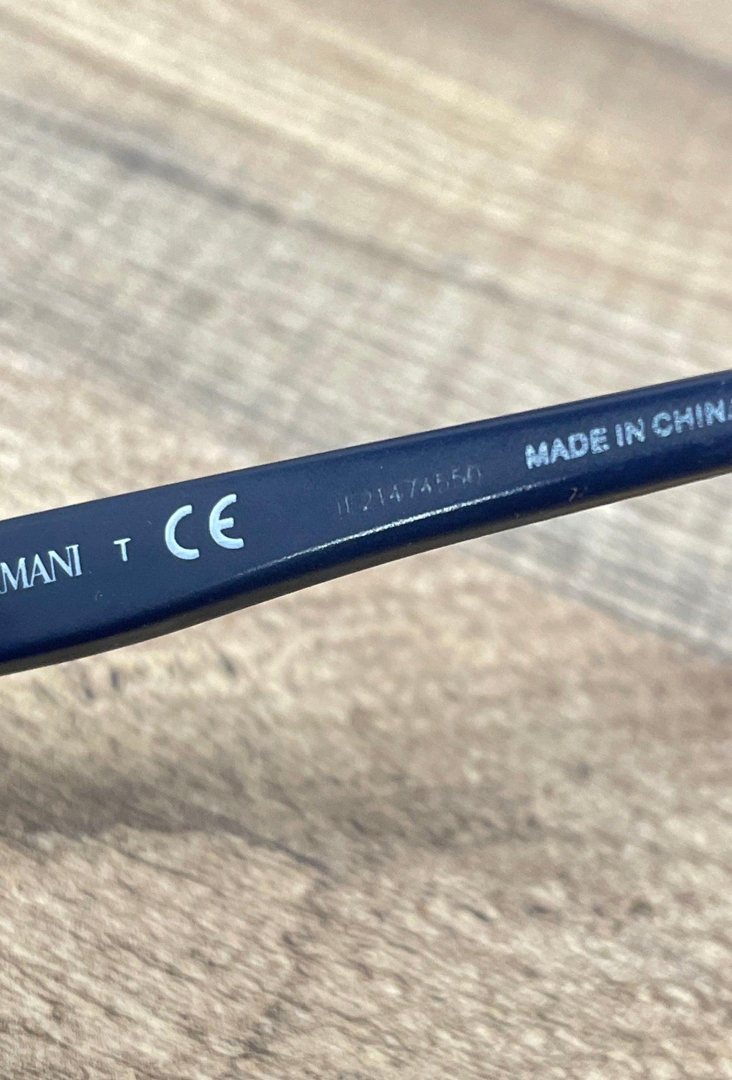 Emporio Armani EA1027 'Matte Navy (3100)' 55-18-140 Square Glasses *Frames Only