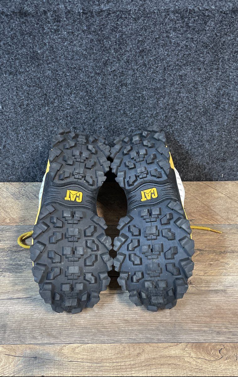 Caterpillar Intruder White Black Yellow Chunky Sneakers Men's Size 8