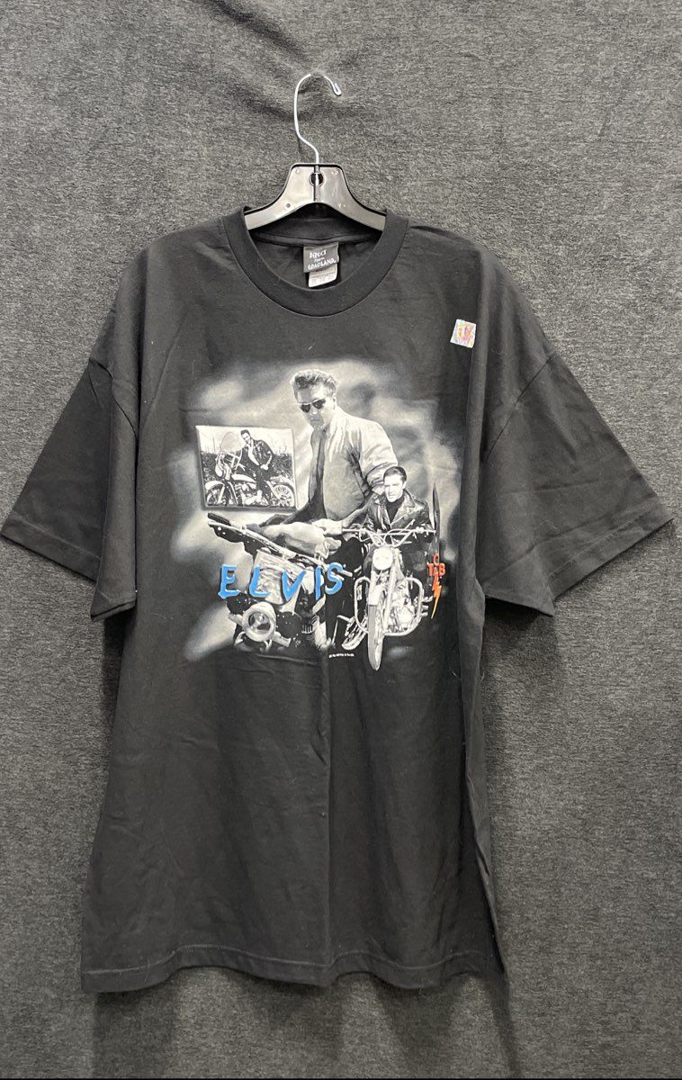 Elvis Presley T-Shirt Motorcycle Graphic Direct From Graceland EPE Sz 2XL