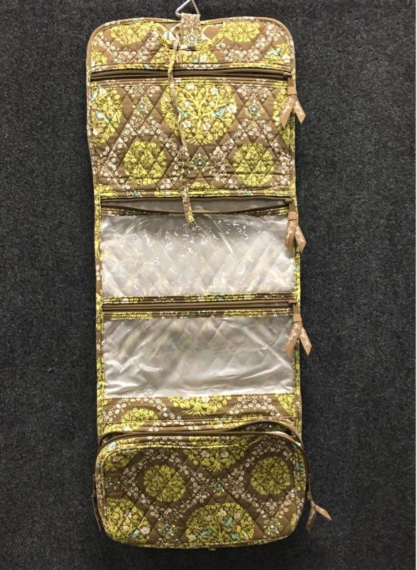 Vera Bradley Quilted Laptop Bag Wallet Hanging Organizer Travel Lot of 4