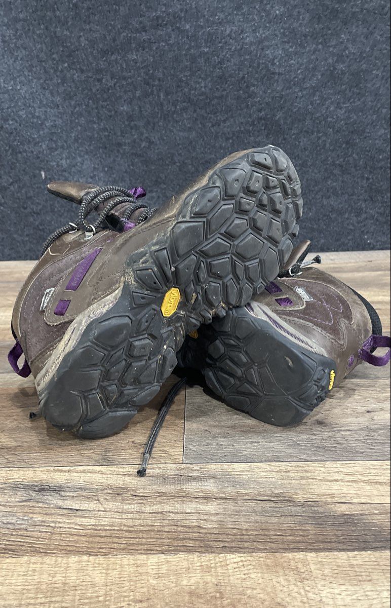 Merrell Moab Mid Waterproof Brown Purple Women's Hiking Boots Size 5