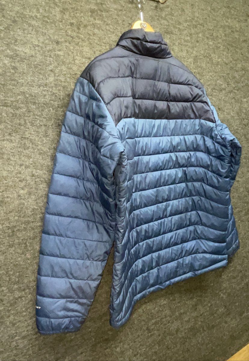 Columbia Men's Blue Two-Tone Omni-Heat Quilted Puffer Jacket Sz L