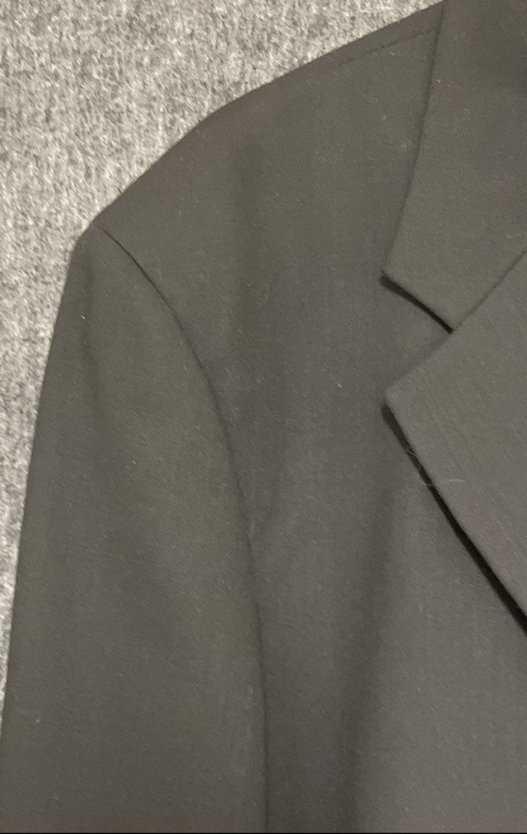 Jos. A. Bank Men's Black 100% Wool Business Express Two Piece Suit 46 Long