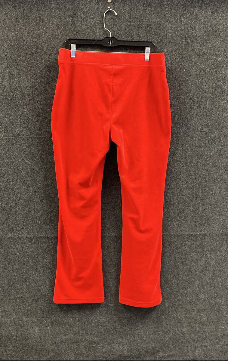 Juicy Couture Red Velvet Sweat Pants Women's Size Large