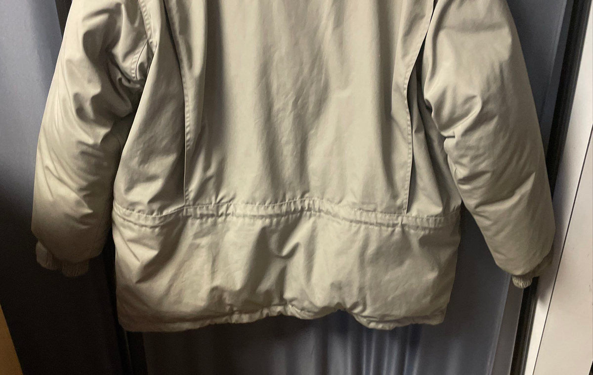 Vintage Y2K Cabela's Men's Gray Premier Northern Goose Down Parka Hooded 2XL
