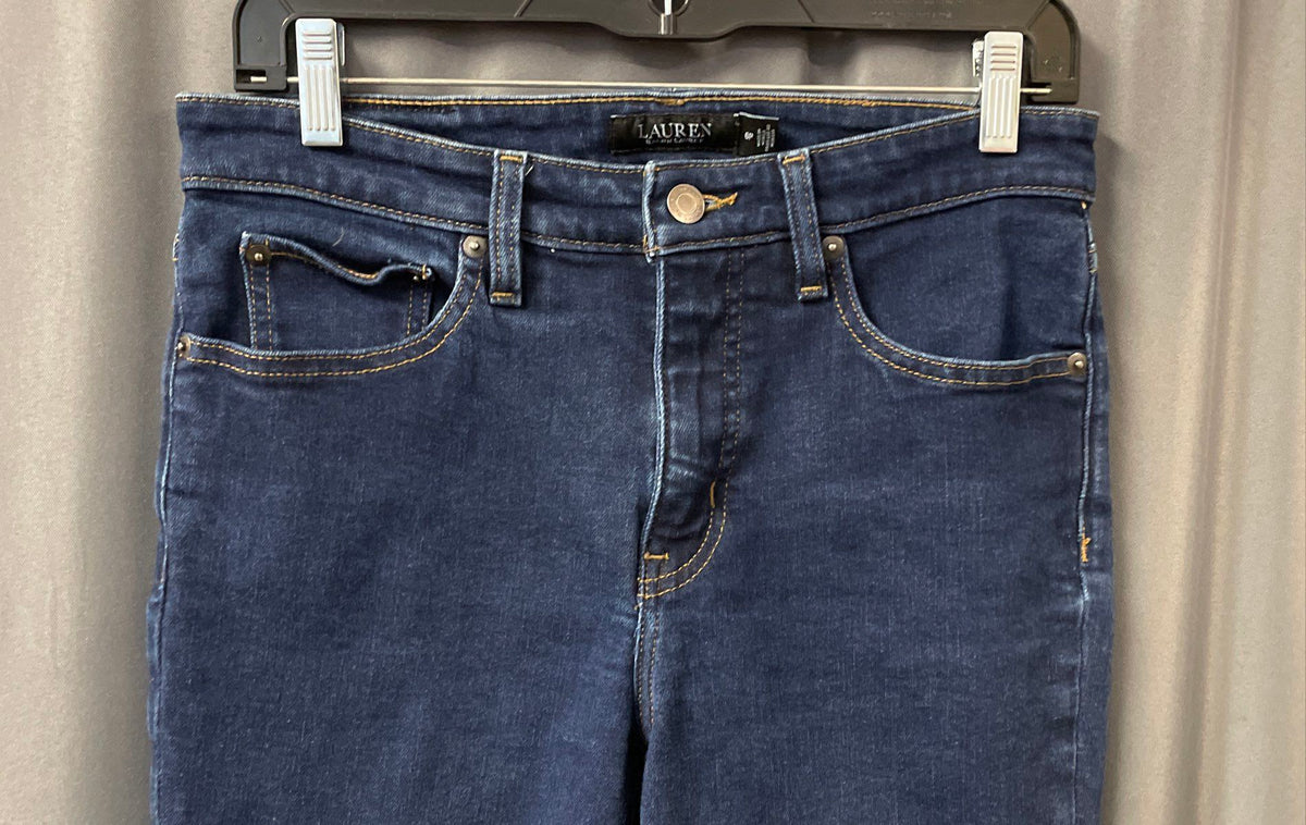 Lauren Ralph Lauren Women's Dark Wash Skinny Jeans Stretch Petite Sz 6P