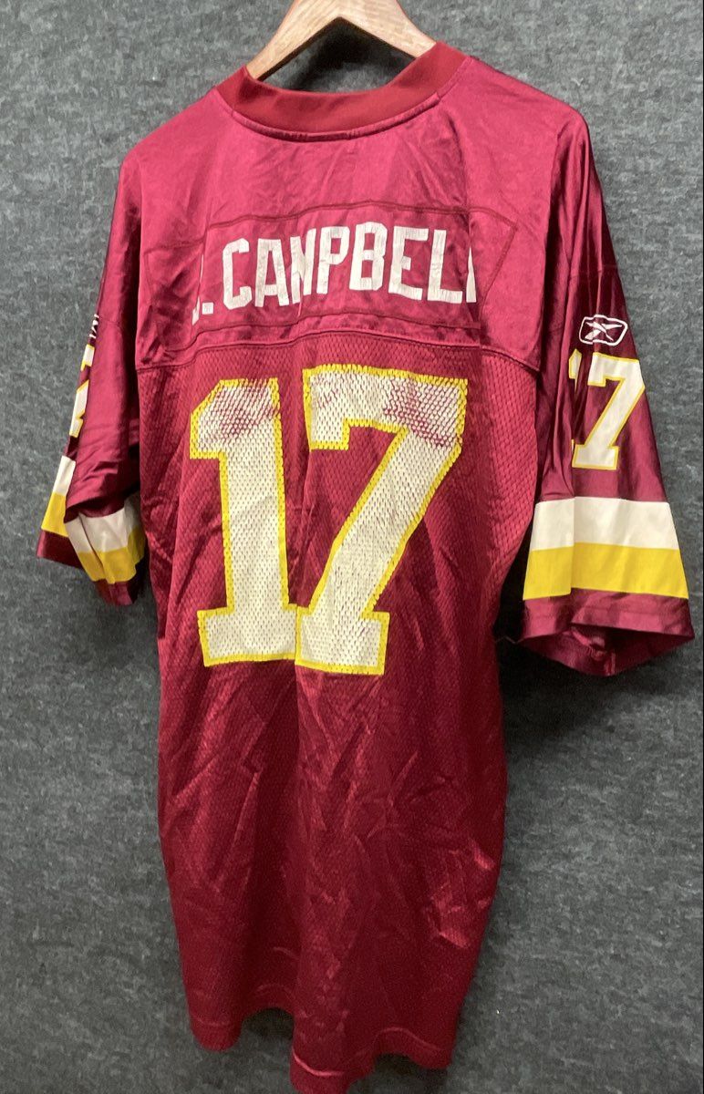 Vintage 2000s Reebok Washington Redskins Jason Campbell NFL Jersey Sz XL
