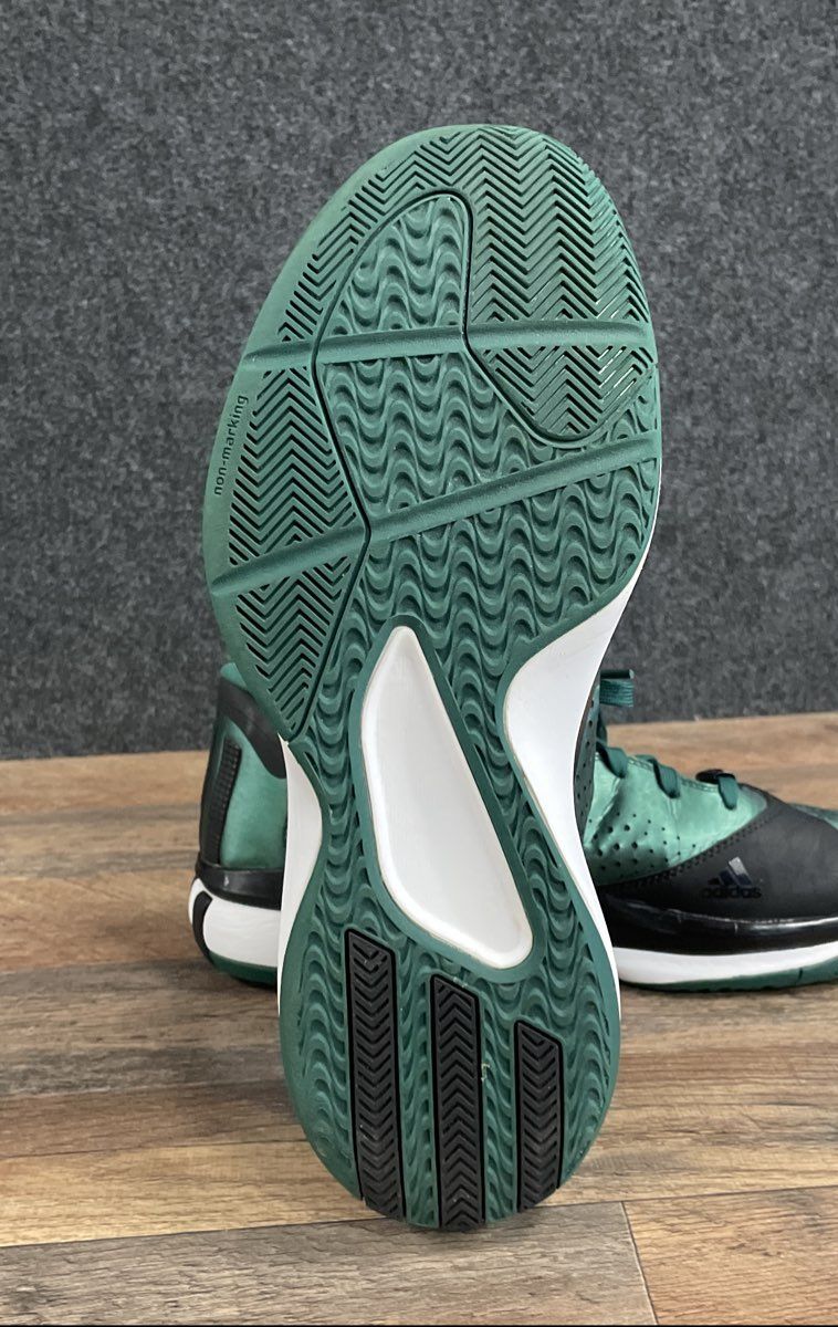 Adidas D Rose 773 III Green Black White Basketball Shoes Men's Size 10
