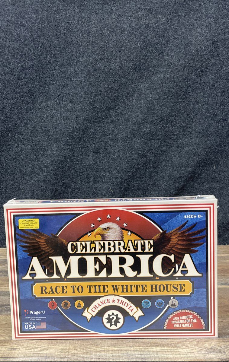PragerU Celebrate America Race to the White House Board Game 2023 New Sealed