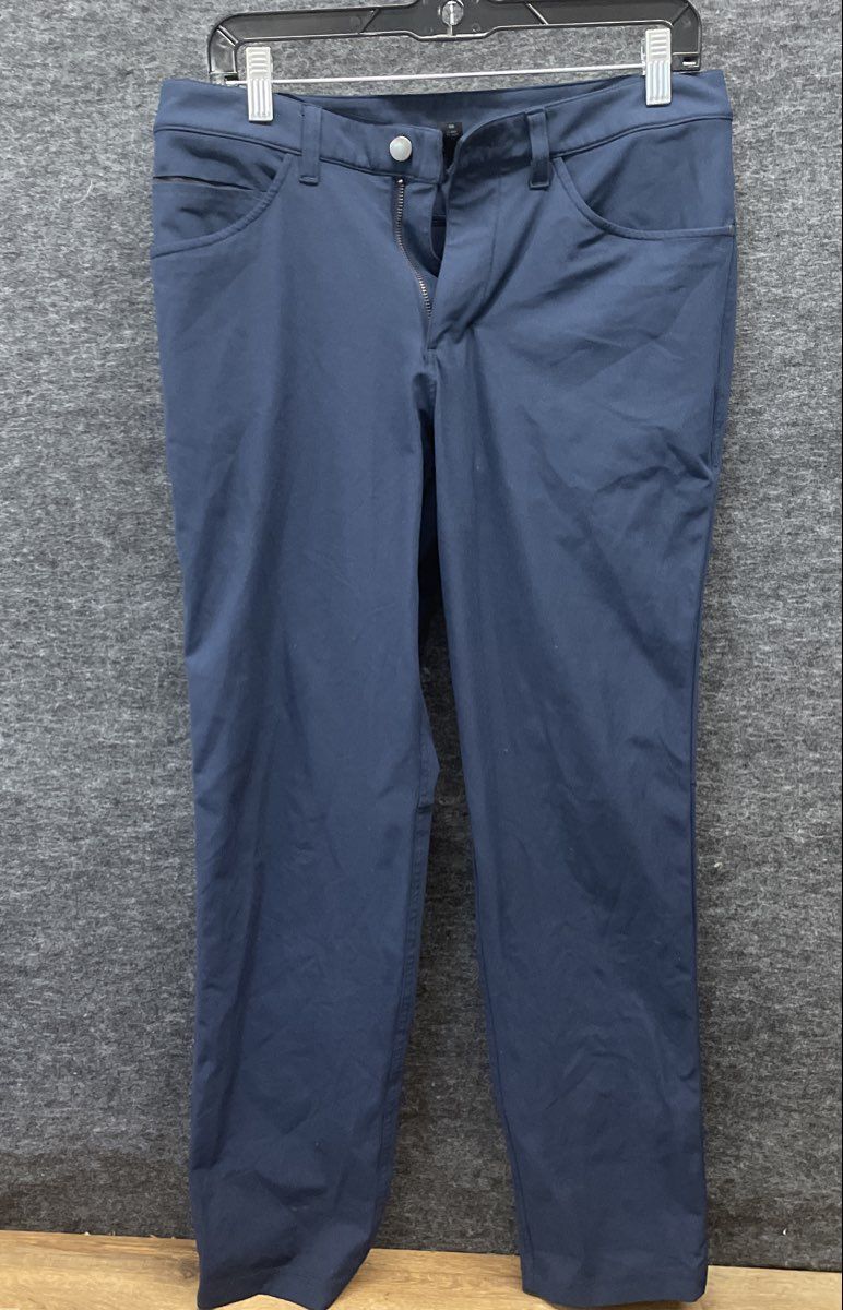 Lululemon Men's Blue ABC Slim Fit Warpstreme Performance Chino Pants Sz 31