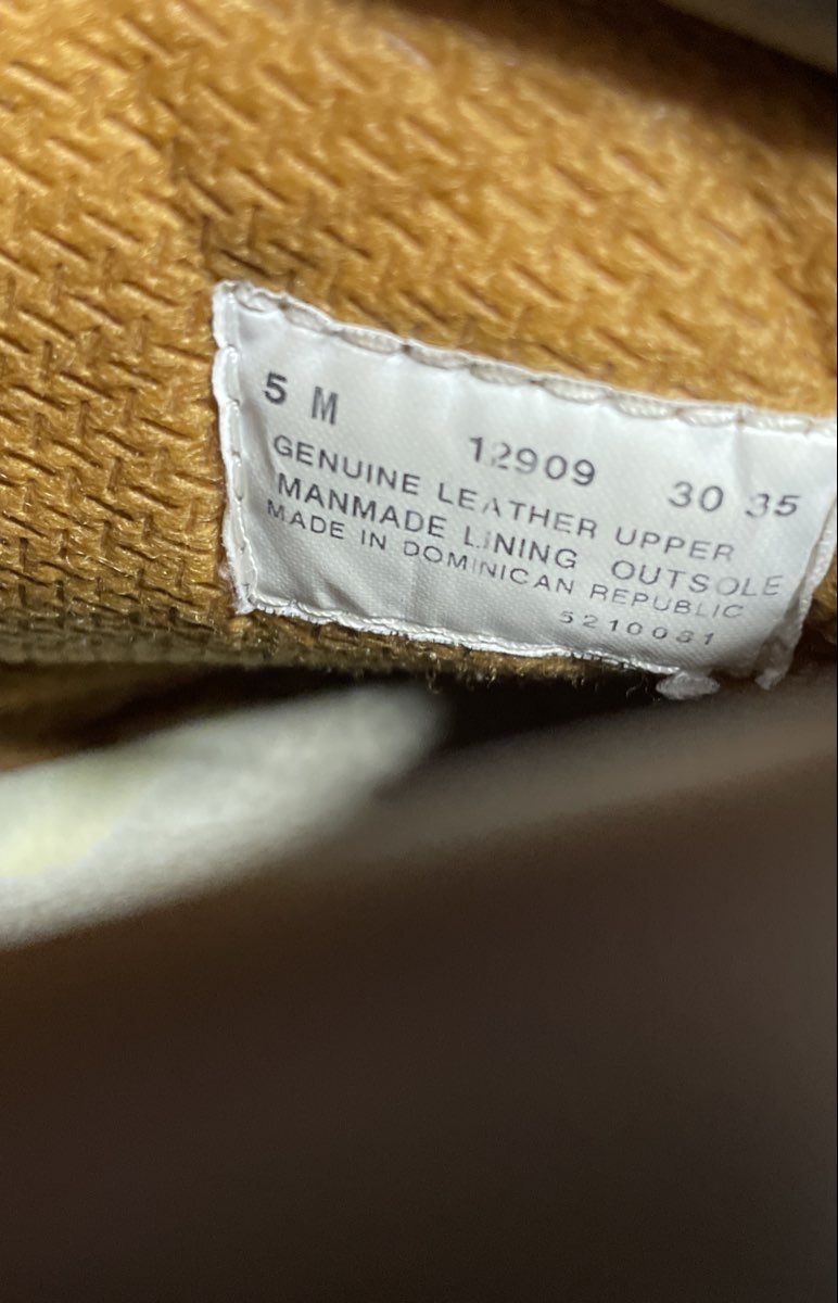 Timberland 6 Inch Premium Waterproof Wheat Nubuck Leather Boots Size 5 M