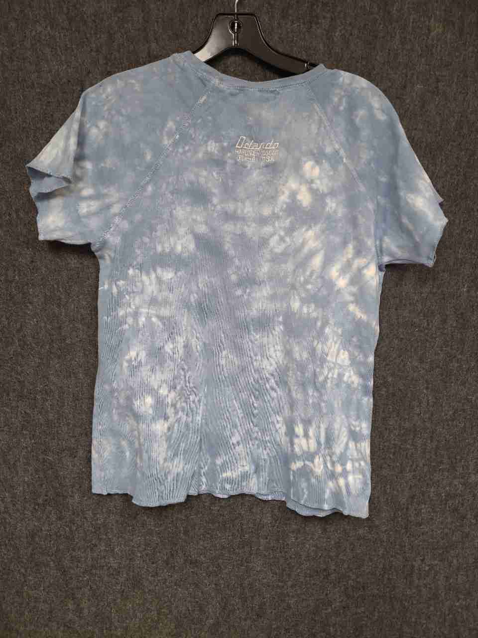 Vintage 2003 Harley-Davidson Orlando Florida Tie Dye Embroidered Shirt Sz L
