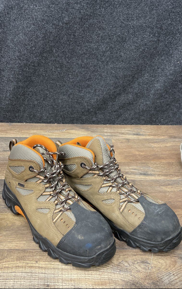 Wolverine Durant Men's Waterproof Steel Toe Work Boots Brown Black Size 12