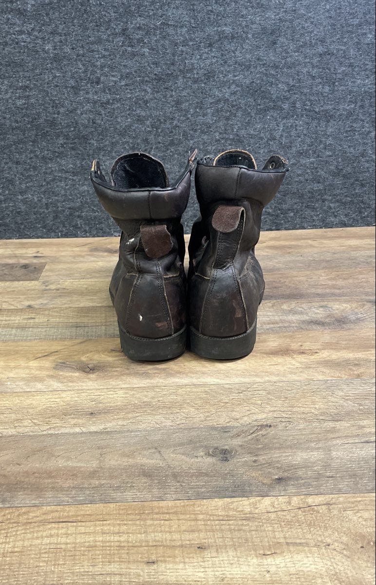 Lehigh Dark Brown Leather Metatarsal Guard Safety Toe Work Boots Size 11