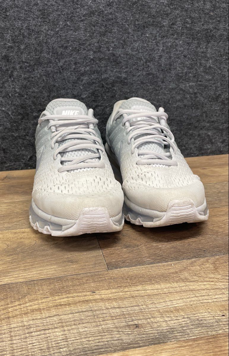 Nike Air Max 2017 Pure Platinum Wolf Grey Running Shoes Men's Size 7.5