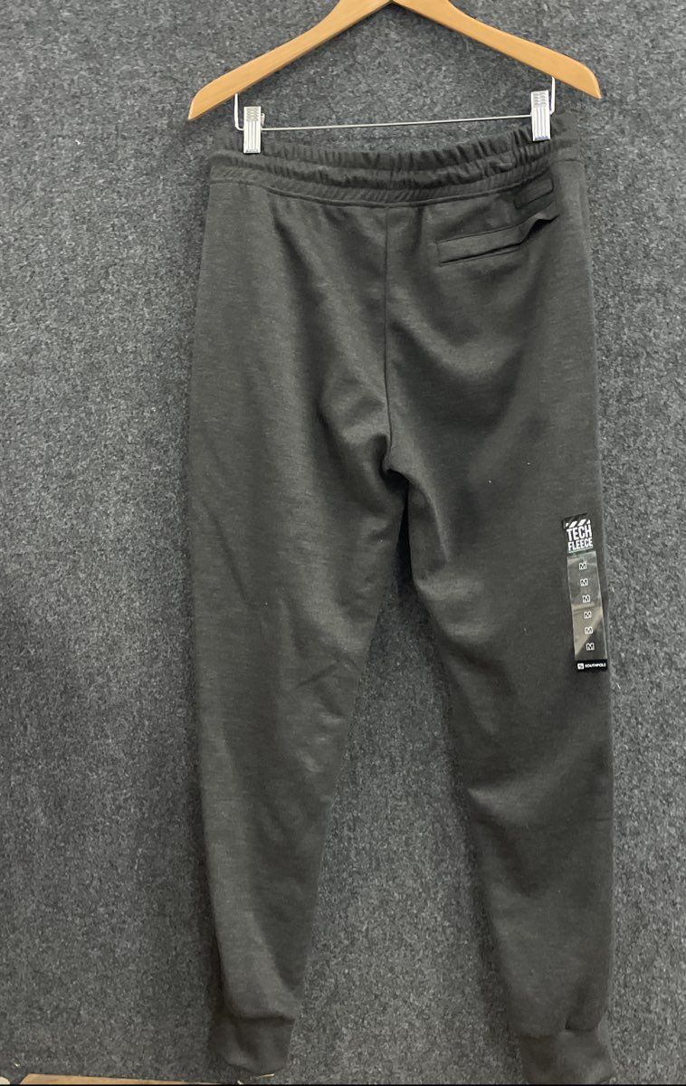 Southpole Men's Dark Gray Tech Fleece Joggers Sweatpants NWT Sz M