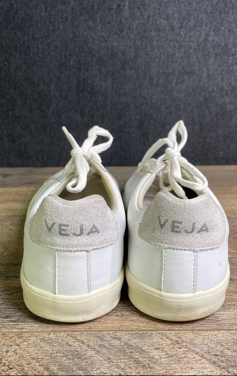 Veja Esplar White Leather Low Top Women's Sneakers Size 10