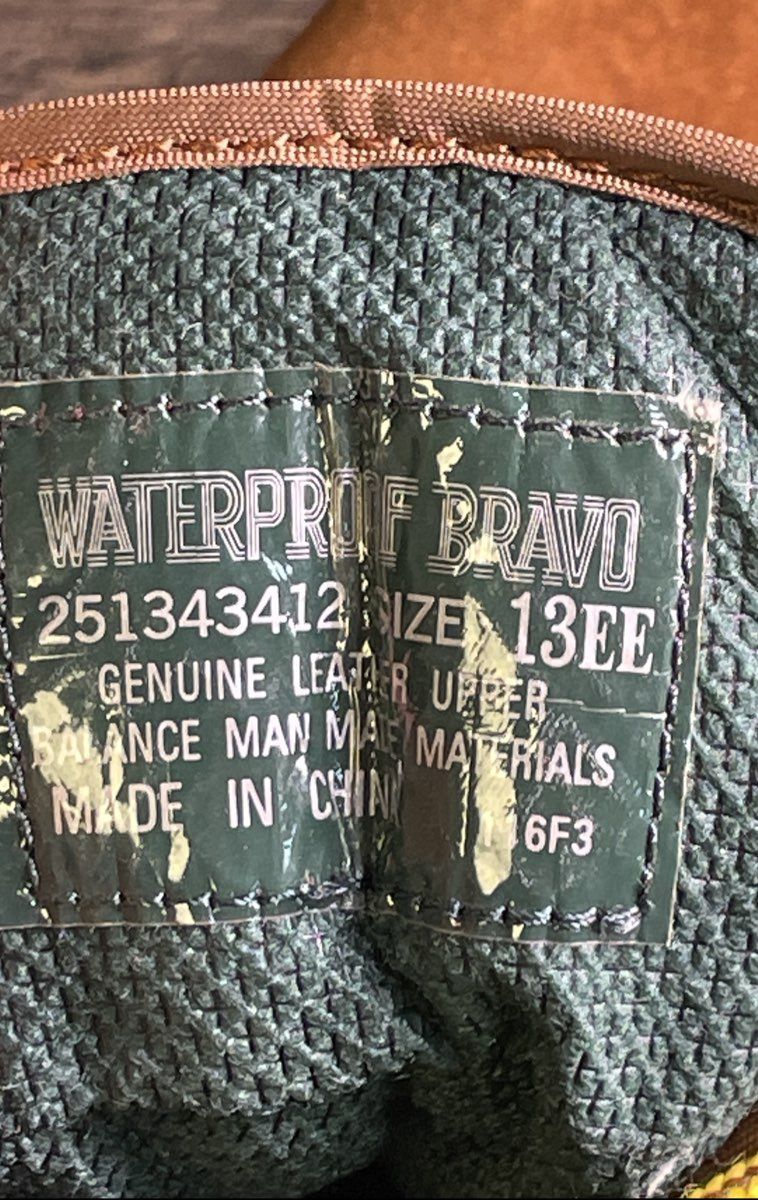 Brahma Waterproof Bravo Brown Leather Work Boots Men's Size 13 EE