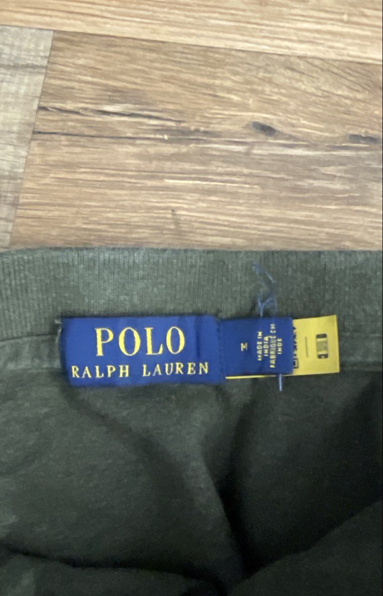 Polo Ralph Lauren Men's Olive Green Cotton Short Sleeve Polo Shirt Sz M